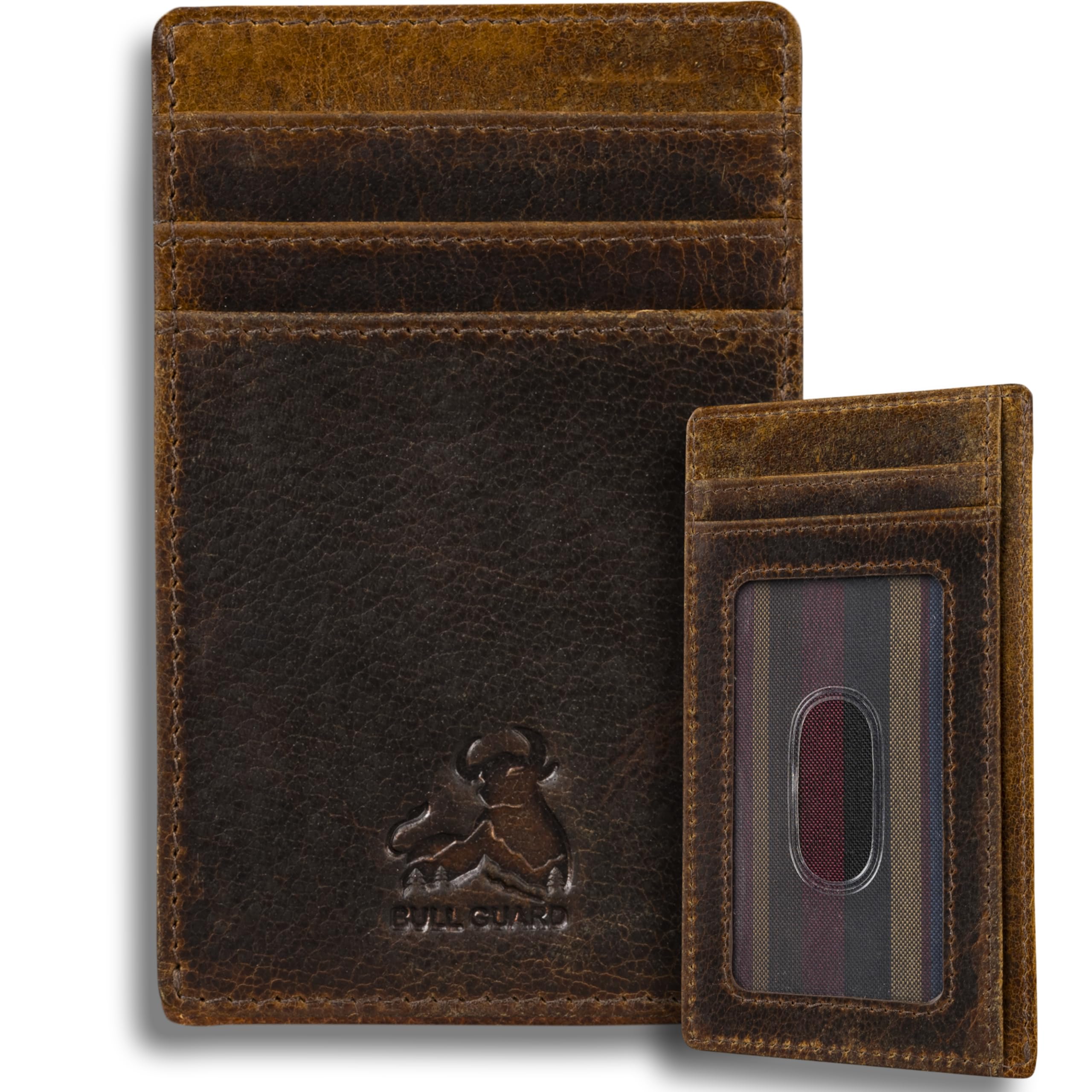 toughergun rfid slim wallet men